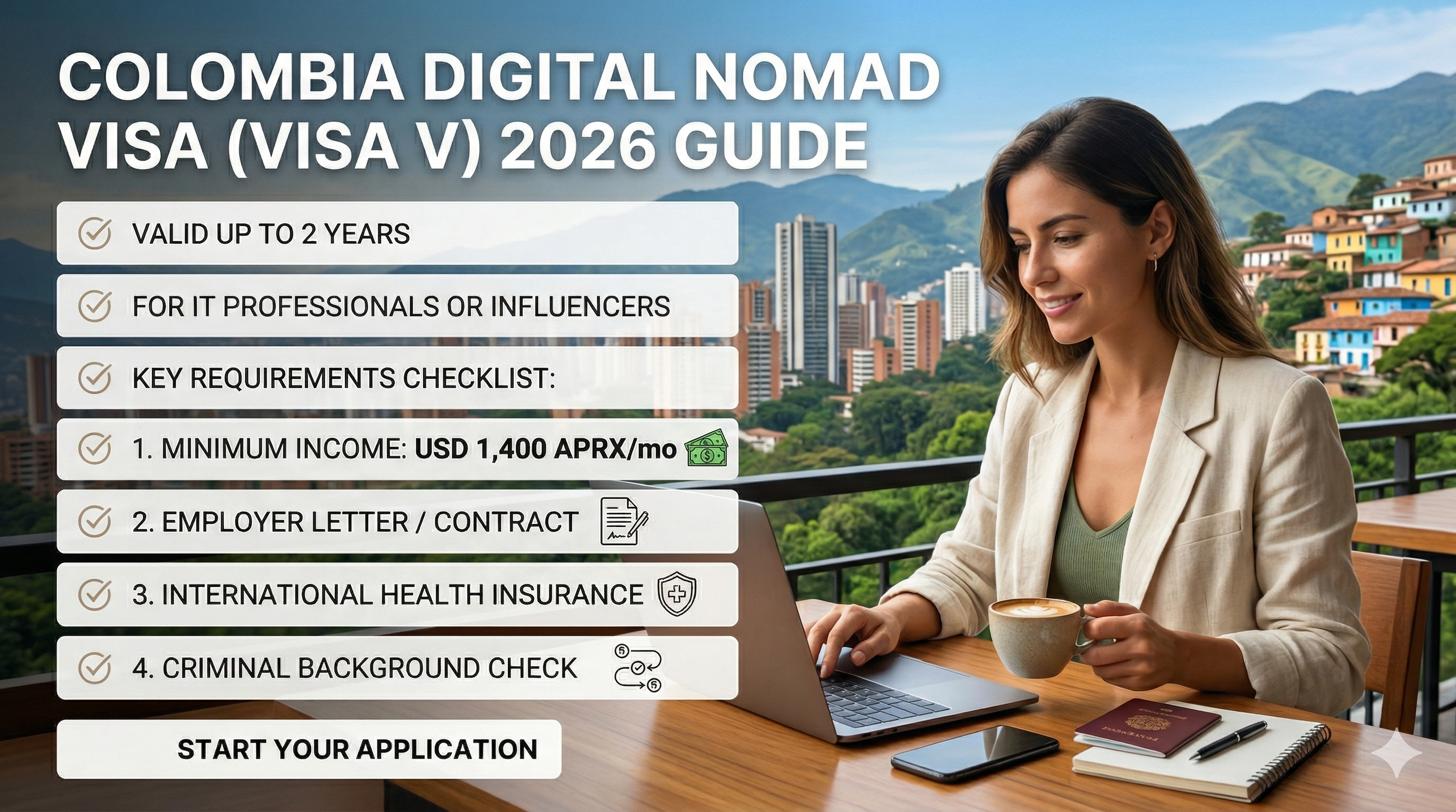 COLOMBIA DIGITAL NOMAD VISA 2026 UPDATE