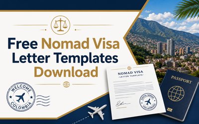 Colombia Digital Nomad Visa Employment Letter Template